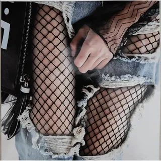 Meia-Calça Elástica Arrastão Feminina Sexy - Net Meias de Peixe - 4