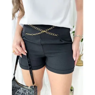 Liga Social Feminina com Corrente na Cintura - Rose