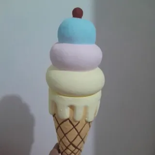 Pintado cenográfico isopor sorvete - Único