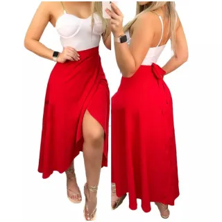 Saia transpassada envelope: moda praia - Zebra