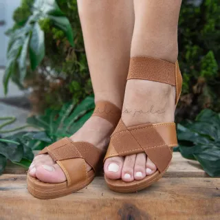 Rasteirinha Ortopédica Macia Leve com Elástico - Bordô