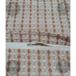 Portas Travesseiros Algodão Bege Kit 2 Unidades Lavável - Único