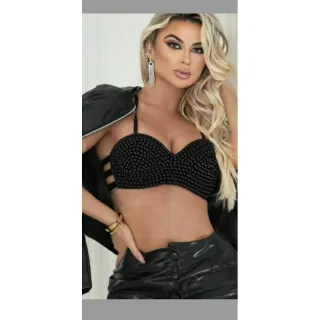 Pérola top - Elegância em destaque - Prata