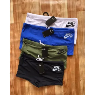 Roupa de banho masculina com proteção UV/ Sunga Box/Piscina/Praia/Verão