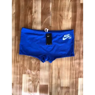 Roupa de banho masculina com proteção UV/ Sunga Box/Piscina/Praia/Verão - Azul