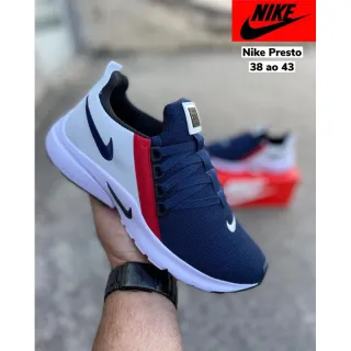 Promoção Tênis Casual Masculino e Feminino Presto - Top Esportes - Marinho/cza