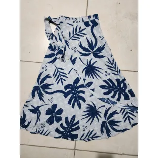 Amarração Estampa Floral Saia Longa Envelope Feminina Fenda - estampa 16