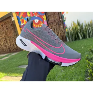 Lançamento Zoom Esportivo Academia Feminino Tênis - grafite/pink