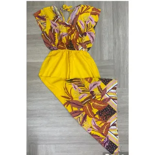 Moda Evangélica Vestido Estampado Manga Curta Viscose Fenda Lateral - estampa 15