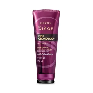 Lançamento Kit Eudora Siàge Pro Cronology: Condicionador 200ml + Shampoo 250ml - Único
