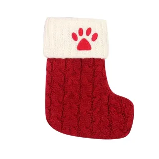 Pingentes de Natal Letras Vermelhas Floco de Neve Meias Árvore - C