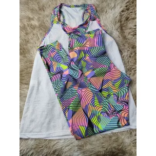 Moda Fitness Feminina Conjunto Trio Calça E Top + Blusa Embutida - 11