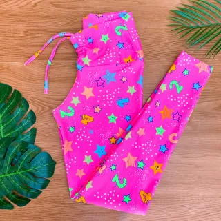 Cintura Alta Legging Fitness Estampada Suplex Academia - estampa 3