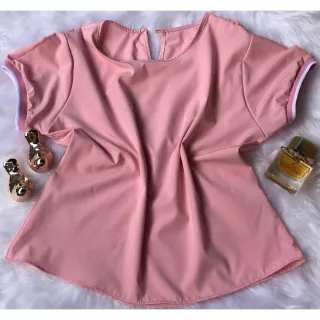 Tecido Sedinha Blusa Feminina - Uva