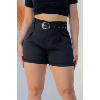 NOVO! Alfaiataria curta com cinto - Pink