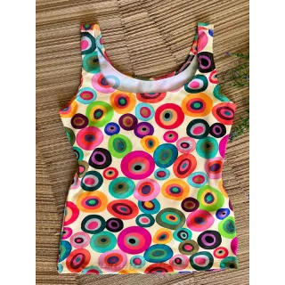 Suplex feminino regata camiseta - Branca