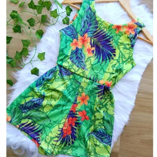 Macaquinho Estampado Verão Tamanho Único - 4