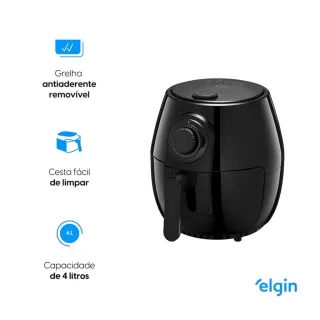 Elgin Quick Fryer Fritadeira Elétrica Sem Óleo Airfryer 110V - Único