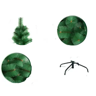 Árvore de Natal criptografada pinheiro agulha 210cm.180cm.150cm.60cm - 150cm folhas de pinheiro