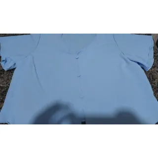 Plus Size Blusa Feminina Amarrar - Preta