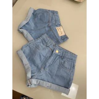 Short jeans desfiado mom - Raryel - Jeans rasgadinho