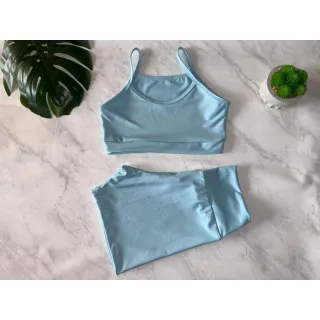 Moda fitness: conjunto top e short curto ou pedal - Est.13