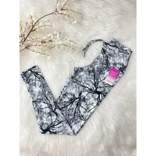 Legging com cordinha P e M - Estampas Variadas - Rosa neon símbolo