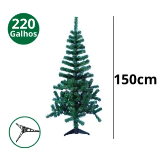 Pinheiro Canada Verde Tradicional Natal Árvore 90cm 120cm 150cm 180cm 210cm - 180CM