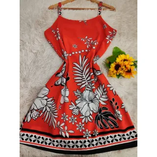 Vestidinhos Tubinho Estampados Femininos com Elastano - Inspiração Farm Moda Verão - VERDE ESTAMPA SORTIDA 5