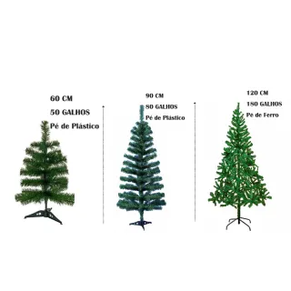 Decoração de Natal: Árvore Pinheiro 120CM - Compre Online na Raryel