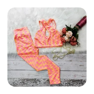 Roupas Femininas para Academia: Conjunto Fitness Legging e Top Suplex Animal Print - CONJ DAY 43