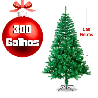 Decoração Natalina: Arvore Pinheiro Verde 1,20 a 2,10 Metros - Preços Baixos! - 350 Galhos / 1,80 Metros