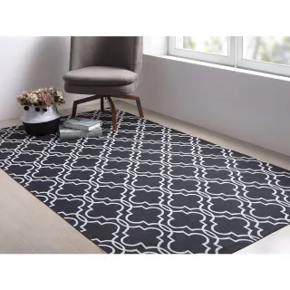 Tapete Antiderrapante Premium Geométrico Jacquard 200x140 Atacado Revenda - M 3 Aladim