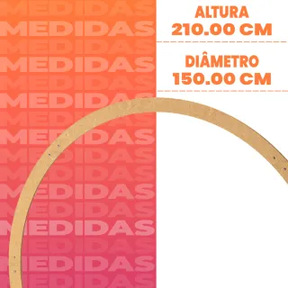 Decoração completa para festa com cilindro e painel arco - Kit Pegue e Monte - Único