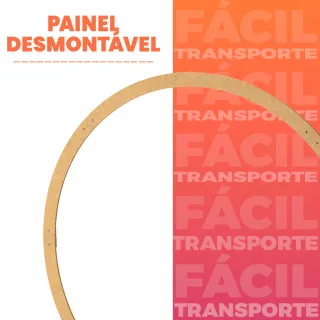 Decoração completa para festa com cilindro e painel arco - Kit Pegue e Monte - Único