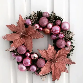 Bolinhas e Flores: Guirlanda Natalina