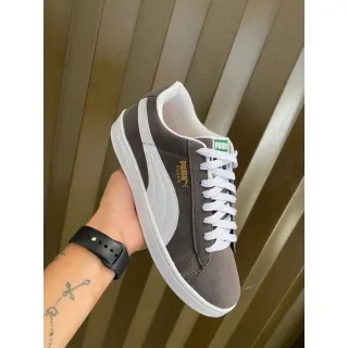 Envio imediato de tênis suede masculino e feminino - Bordô