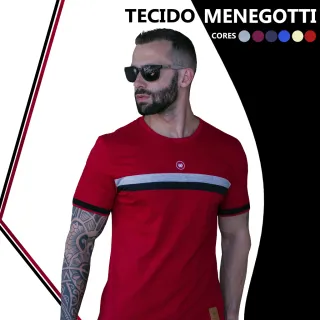 Camiseta Premium Masculina Blusa - PRETO RELEVO
