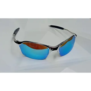 Estilosa Juju Lupa Feminino Masculino Óculos Mcs - Chumbo  Azul