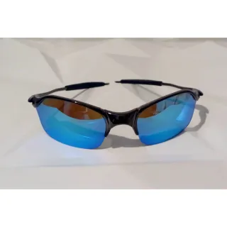 Estilosa Juju Lupa Feminino Masculino Óculos Mcs - Chumbo  Azul