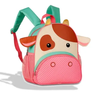 Pequena mochila infantil para passeio ou creche, pet menino menina - Zebra