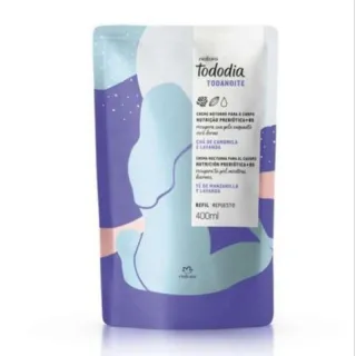 Refil Hidratante Corporal Chá de Camomila e Lavanda Tododia Todanoite 400ml - Natura - Único