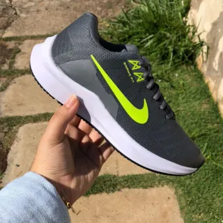 Tênis Esportivo Grafite Limão Masculino e Feminino - Academia, Corrida