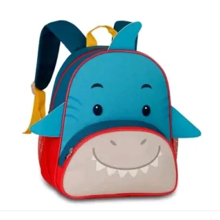 Pequena mochila infantil para passeio ou creche, pet menino menina - Zebra