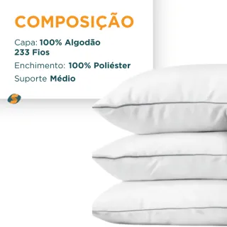 Camesa Travesseiro Neo Prime 50x70cm Algodão Ecopluma - Único