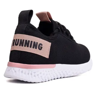 Promoção Tênis Esportivo Leve e Confortável Masculino Feminino - PRETO/PRETO