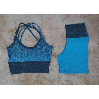 Top e Short Fitiness para Exercícios Físicos - Conjunto de Academia - Rosa