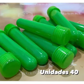 Lembrancinha de Festa Tubete Neon 13 cm - Kit - TUBETE ROSA NEON = 20