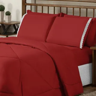 Edredom Dupla Face para Cama de Queen - Frio Inverno - Branco