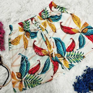 Malha Fresquinha Kit 3 Shorts Feminino Casual Viscose - G1(44-46)